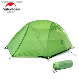 Tents and Shelters Naturehike 2 Person Tent Star River Camping Tent 4 Season Double Layer Dome Tent Ultralight Tent Waterproof Outdoor Travel Tent L48