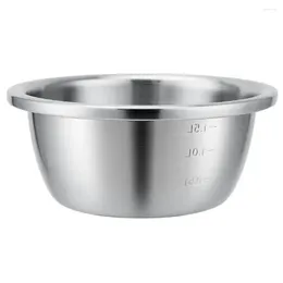 Bowls Stainless Steel Bowl With Vegetable Fruit Washing Dough Kneading Noodle Soup Storage Basin Kitchen