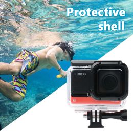 Cameras Diving Case For Insta360 ONE RS Waterproof case For Insta360 Oners Lens Cover Waterproof Box Protective Shell Cover Accessory