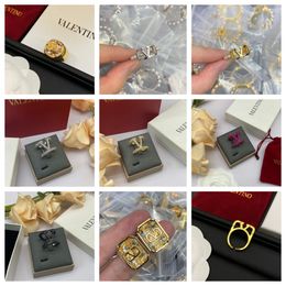 Luxury Designer Ring Fashion Unisex Cuff Ring Couple Bangle Gold Ring Jewelry Valentine's Day Gift party wedding gift wholesale