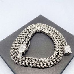 Wholesale 316l Stainless Steel Cz Diamond Clasp 4mm Hip Hop Rope Chain