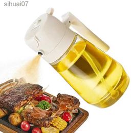 Other Kitchen Dining Bar 2-in-1 oil distributor bottle kitchen oil and vinegar distributor bottle olive oil bottle kitchen oil spray yq2400408