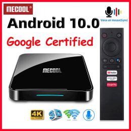 Box Mecool KM3 Smart TV Box Android 10 4GB 64GB 32GB TVBox Google Certified Android S905X2 2.4G/5G Wifi 4K Media Player