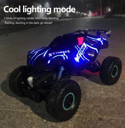 92216 Remote Control Car Mist Spray 116 OffRoad Buggy Climbing LED Light 24G 4WD Rc Trucks Gift for Kids7673966