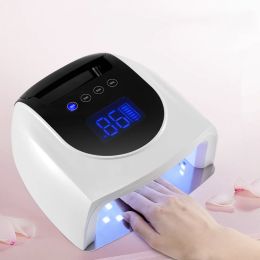 Dryers 2023 New Arrival Rechargeable Nail UV Lamp 96W Gel Polish Dryer Wireless LED Light for Nails Cordless Nail Art Lamp