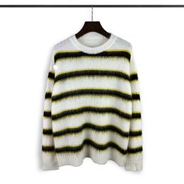 Męskie projektanty swetry retro klasyczne modne bluzy bluzy mężczyzn Sweter list haftowy okrągły szyja wygodne jumpera33