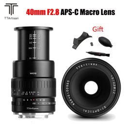 Accessories New Ttartisan 40mm F2.8 Apsc Cameras Lens Manual Focus for Nikon Z Fujifilm Fuji X Sony E Canon M Efm M4/3 Olympus Panasonic