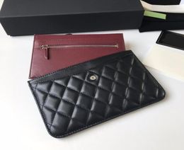 women card holders 2021 fashion wallet high quality solid leather classic purse Eight slots ladies handbags gold letter size1853033112