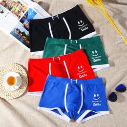 Underpants Boxers Men Printed Male Underwear For Boxer Shorts Breathable Men's Panties Sports Youth BoxerShorts