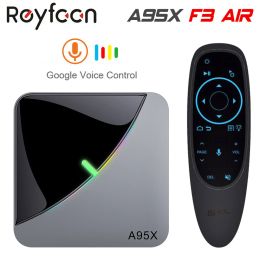 Box Reyfoon A95X F3 Air 8K Android 9.0 TV BOX Amlogic S905X3 4K Google Voice Assistant wifi 2GB 16GB 4GB 32GB 64GB RGBLight TV Box