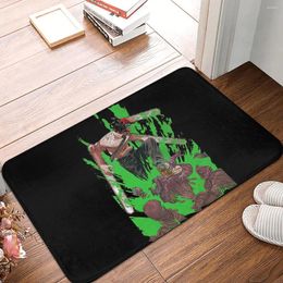 Carpets Denjis Sacrifices The Price Of Power Chainsaw Doormat Rug Carpet Mat Footpad Polyester Non-slip Washable Entrance Balcony Toilet