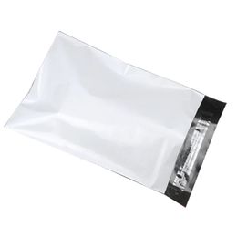 Thick PE White Self Adhesive Seal Shipping Bag for Packaging Express Bag Waterproof Courier Bag Organiser Mail Pouch