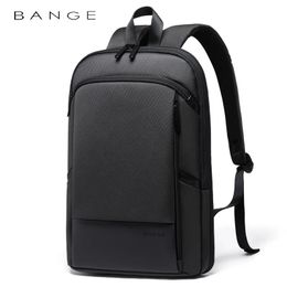 BANGE Men Business Waterproof 156 Laptop Backpack Fashion Male Classic Travel Moto Biker Light Scalable Shoulder Bags 240328