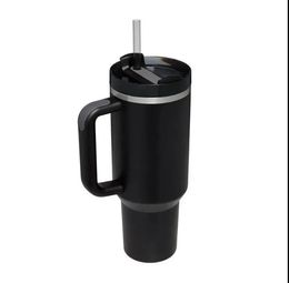luxurious 40oz Mug Tumbler With Handle Insulated Tumblers Lids Straw 40 oz Stainless Steel Coffee Termos Cup ready to ship Vacuum Insulated Water Bottles with logo