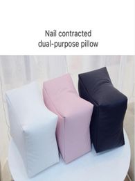 Nail Art PU Leather Table Hand Pillow WhiteBlackPink Arm Rest Cushion Salon Manicure Tool Hand Rests Nail Care Pillow7998685