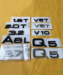 Car Trunk Badge Emblem Logo Sticker for 1.8T 1.9T 2.0T 2.4 3.0T 3.2 3.6 4.2 A3 A4L A5 A6L A7 A8L Q2 Q3 Q4 Q5 Q7 V6T V8T V108293435