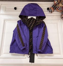 Kids Coats Child Jacket Baby Outwear Spring Autumn Use on both sides sunscreen Leisure clothing with hood high quality SIZE 100179304098