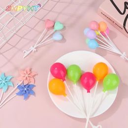 1 Set Windmills Balloon Miniature Balloon Dollhouse Microfilm Furniture For Doll Toy Kids Play House Dollhouse Decor Accessories 240403