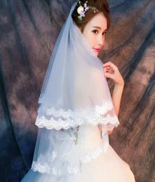 Simple Elegant Tulle Wedding Bridal Veils One Layer Elbow Length Cheap Veils for Wedding Bride2545466