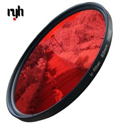 Accessories Ryh 5282mm Ir680 Ir720 Ir760 Ir850 Ir950 Infrared Infrared Ir Filter 720nm Fun Artistic Photography Camera Lens Filter