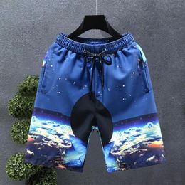 Men's Shorts Male For Man Srs Clothing Basketball Korean Reviews Many Clothes Running Sports Baggy Blue 2024