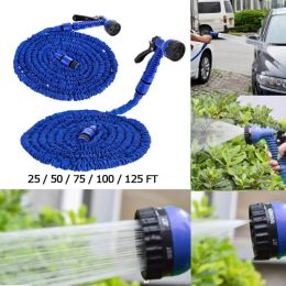 Frame 50ft125ft Garden Hose Expandable Magic Flexible Water Hose Eu Hose Plastic Hoses Pipe with Spray Gun to Watering Car Wash Spray