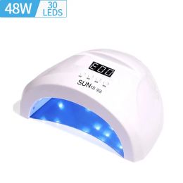 Dryers LINMANDA Multifunctional 30 UV LEDs Gel Nail Polish Dryer Lamp 48W Nail Phototherapy Machine Manicure Tool Salon Equipment