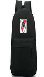 Atletico River Plate backpack Good club daypack Team badge schoolbag Football rucksack Sport school bag Outdoor day pack2243553
