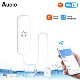 Detector Tuya WiFi Water Leakage Sensor Alarm for Smart Home Security Protection System Against Water Leak Detector Smartlife APP Control