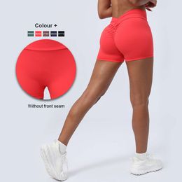 2024 Sport Lu Shorts Yoga Align Women Lifting Buttocks Training Fiess Without Front Seam Sport Shorts Summer Outdoor Work Out Bottom Biker Run