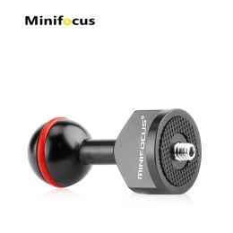 Cameras MINIFOCUS 1'' Ball Adapter with 1/4" Screw For Underwater Camera Arm Tray Diving Photography System