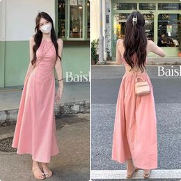 Party Dresses E Streetwearmaxi Es For Women Rsvppap Officials Store Officer Figure Original Whitewater Female Peach Mei-mei Colour Spring