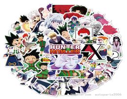 50pcsLot Whole Japanese Hunter Anime Stickers Waterproof Laptop Stickers Car Bicycle Suitcase Computer Water Bottle Helmet Ca8634862