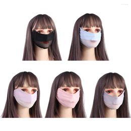 Scarves Sun UV Protection Outdoor Fishing Mask Eye Hiking Face Sunscreen Veil Anti-uv Cover Silk Scarf