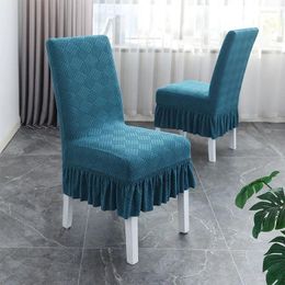 Chair Covers Polyester Jacquard Cover Fabric Universal Size Big Elastic Seat Case For Household Living Room