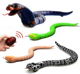 Infrared Remote Control Snake Mock Fake RC Toy Animal Trick Novelty Shocke Jokes Prank Toys Kids Gift8339483