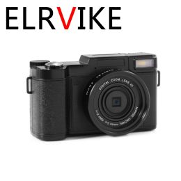 Bags Elrvike 2022 24mp Hd Halfdslr Professional Digital Cameras with 4x Telephoto Fisheye & Wide Angle Lens Camera Ro Hd Camera