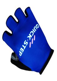 2017 QUICK STEP PRO TEAM BLUE Cycling Bike Gloves Bicycle Gel Shockproof Sports Half Finger Glove4662846