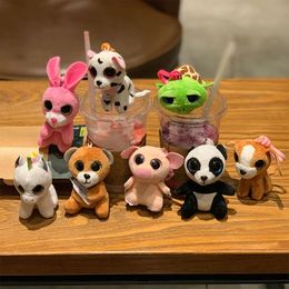 Cute big eyed pandas, turtles, unicorns, pigs, dogs, animals, plush toy dolls, keychains, grab dolls