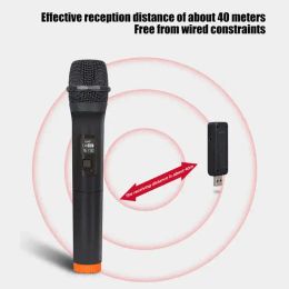 Microphones Handheld UHF Wireless Microphone Noise Reduction with Adapter for Karaoke Parties Stage Performances