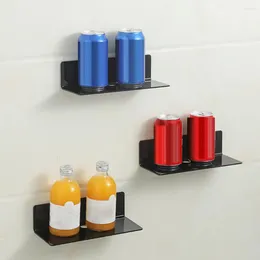 Hooks Wall Display Shelf Security Camera Stylish Acrylic Shelves With Speaker Clock Mounts Home Decor Organizer For Any