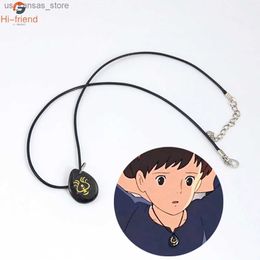 Pendant Necklaces Anime Hayao Miyazaki Series Laputa Flying Stone Necklace Castle In The Sky New Pendant Necklace for Japanese Anime Costume Gift240408