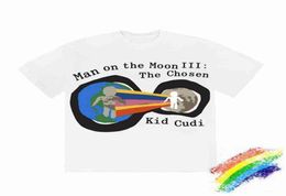 Foaming Printing CPFM x Kid Cudi Man On The Moon III Tee Men Women 11 Highquality Black White Streetwear Tshirts New G12294757513