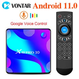 Box X88 PRO 10 Smart TV Box z systemem Android 11 4g 64gb 32GB 128GB Androroid 10 TVbox RK3318 Wifi 1080p 4K Youtube zestaw Top odtwar