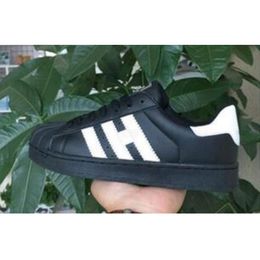 Herren Casual Sports Schuhe Mode Superstar Flat Schuhe für Frauen Leichtes PU Leder atmungsaktives Schuhmenschen flach weiße Tenis Schuhe Zapatillas Hombre