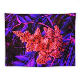 Tapestries Red And Blue Sideways Sumac Tapestry Room Ornaments Wall Carpet Art Hanging