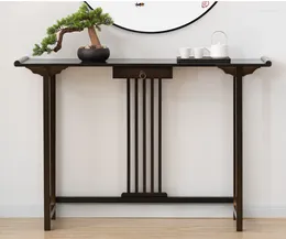 Decorative Plates Home Industrial Entrance Side Table Entry Wood Hallway Console Tables With Drawer