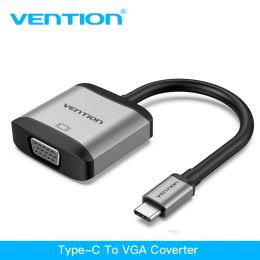 Parts Vention Usb C Vga Adapter Usb Typec to Vga 1080p 60hz Female for Book Pro Chromebook Huawei Mate 10 Usb C Type C Vga Adapter