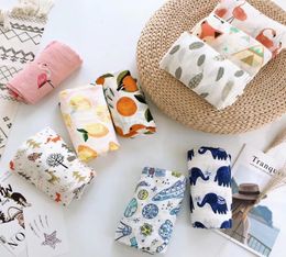 Clothing Sets infant Blankets Baby Bath Towel Muslin 2 Layers 100 Cotton Towels Neonatal Child Animal printed Absorb Blanket Swad1450518