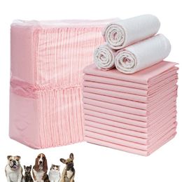 50pcs/pack Disposable Thicken Super Absorbent Leak-Proof Pet Diaper Dog Pee Pads Dogs Potty Pads Puppy Cats Nappy W0182